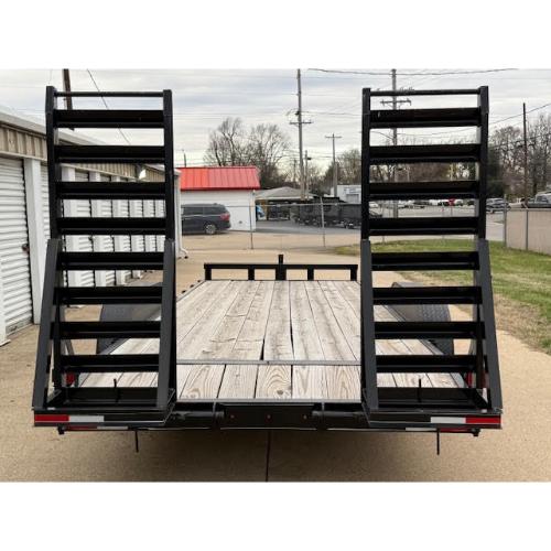 Henderson, Kentucky, Indiana, Illinois Dealer and Sales 83x20 (18+2) Equipment Hauler Rear View