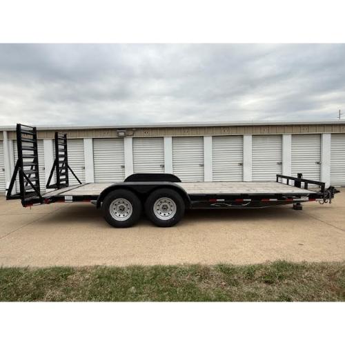 Henderson, Kentucky, Indiana, Illinois Dealer and Sales 83x20 (18+2) Equipment Hauler Side View