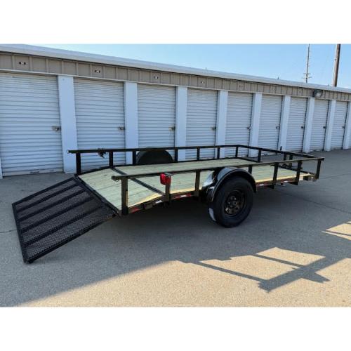 Henderson, Kentucky, Indiana, Illinois Dealer and Sales 6.4x12 (10+2) Rear Angle Gate Down