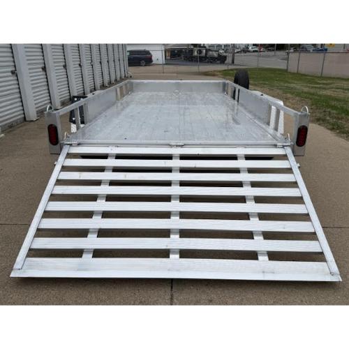 Henderson, Kentucky, Indiana, Illinois Dealer and Sales 6.10x14 TA Aluminum Utility Rear View Gate Down