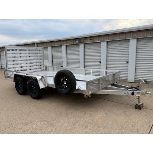 Henderson, Kentucky, Indiana, Illinois Dealer and Sales 6.10x14 TA Aluminum Utility Side Front Angle