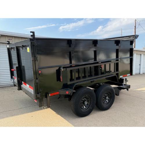 Henderson, Kentucky, Indiana, Illinois Dealer and Sales 7x12 High Side Dump Rear Angle