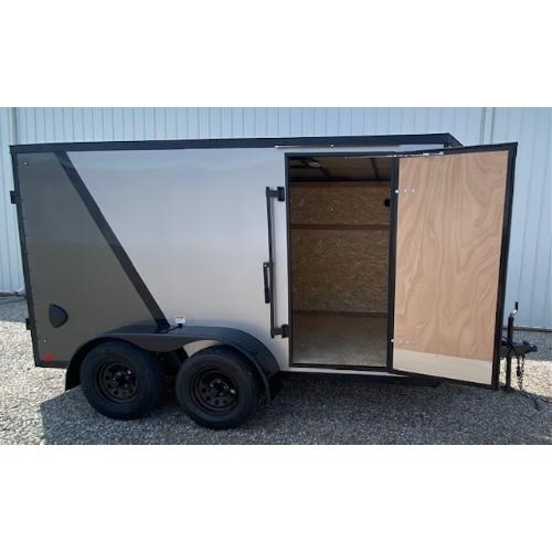 Henderson, Kentucky, Indiana, Illinois, Dealer and Sales 6x12 Cargo Side View Door Open